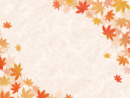 和紙背景の綺麗な紅葉のフレーム素材 5 和紙背景の綺麗な紅葉のフレーム素材 5 秋,背景,紅葉,フレーム,水彩,和紙,和風,秋背景,秋フレーム,手描きのイラスト素材