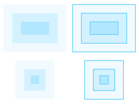 Illustration, dört köşe, geometrik desen, arka fon, 