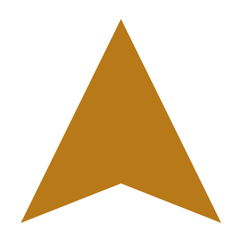 ナビゲーションのオレンジ矢印 矢印,地図,マップ,位置,位置情報,現在地,方角,ピクトグラム,記号,図形のイラスト素材