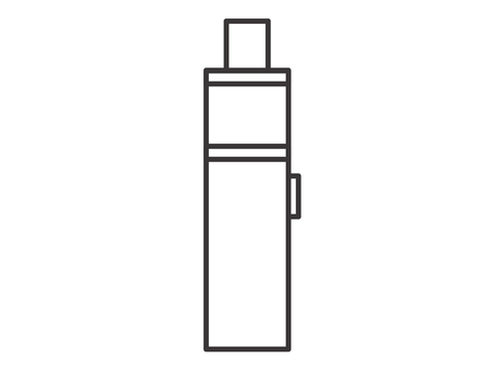 折り畳み傘（I型・袋あり）03 折り畳み傘,雨,傘,アイコン,マーク,シンプルのイラスト素材