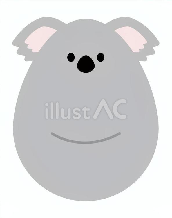 イースターエッグ　コアラ イースターエッグ,イースター,たまごのイラスト素材