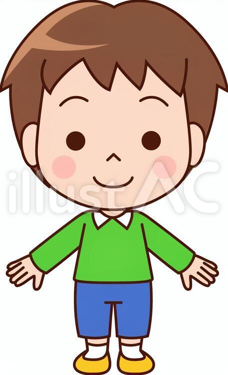 男の子 男の子,幼児,小学生のイラスト素材