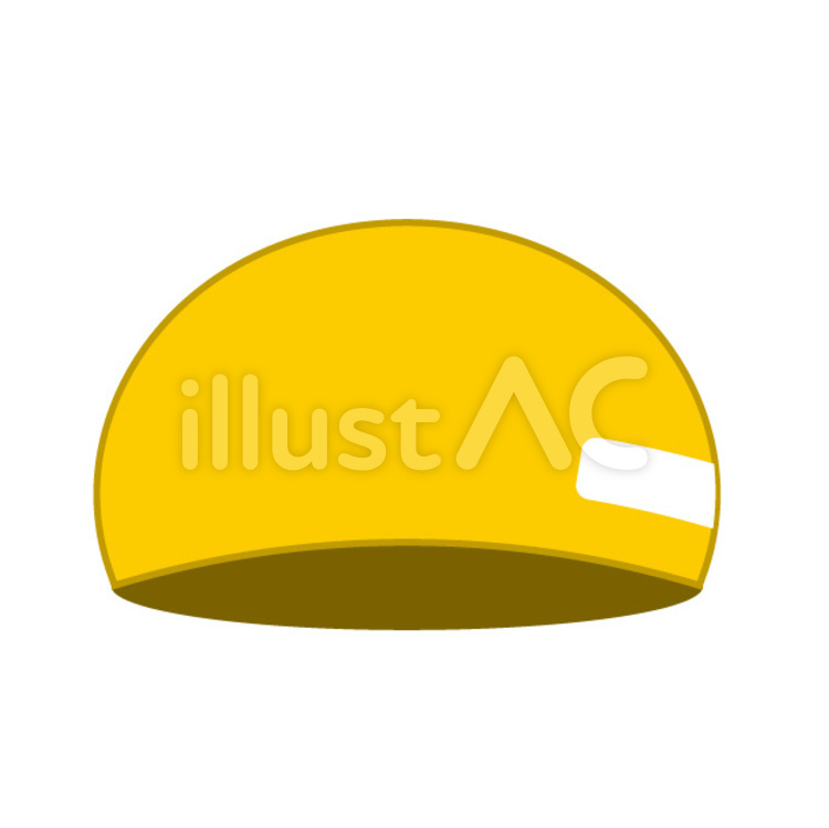 黄色い水泳帽イラスト No 無料イラストなら イラストac