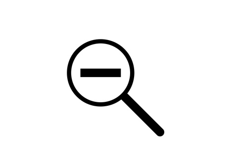 マウスポインタ（縮小） ズームアウト,縮小,マウスポインタ,マウスカーソル,ルーペ,虫眼鏡,カーソル,ポインター,ポインタ,webのイラスト素材