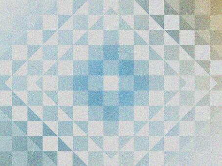 キルト背景001_A+N キルト,模様,図案,図柄,デザイン,四角,三角,青,水色,ブルーのイラスト素材