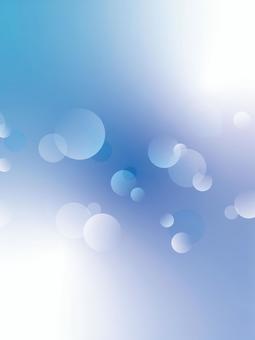 幻想的なブルーの水玉背景 背景,水玉,青,泡,抽象的,水,海,夏,ブルー,空のイラスト素材