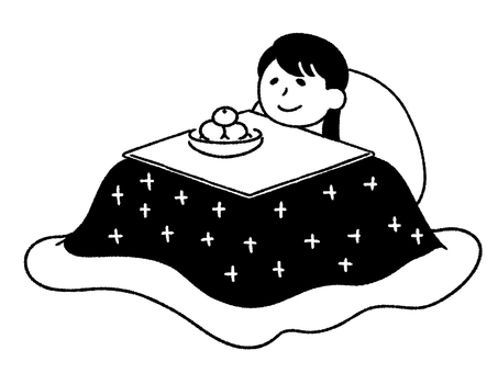 こたつ こたつ,暖房,インテリア,冬,家具のイラスト素材