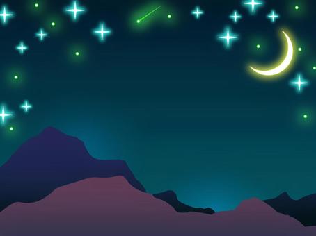 満天の星背景2 流れ星,背景,自然,輝き,煌めき,夜空,メルヘン,ファンタジー,幻想的,綺麗のイラスト素材