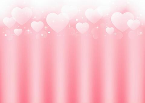 Background Curtain-like heart glow, , JPG and AI