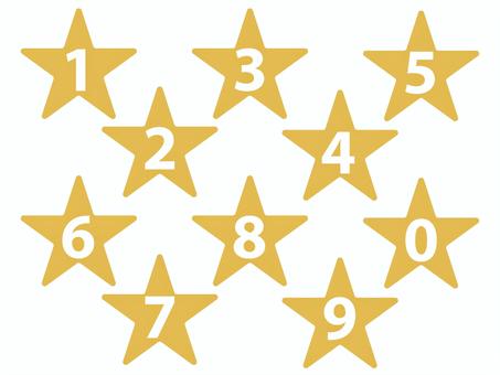 数字（星アイコン）01