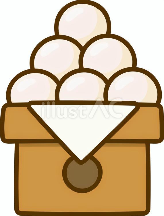 秋の食べ物　月見団子と三宝 お月見,月見団子,秋のイラスト素材
