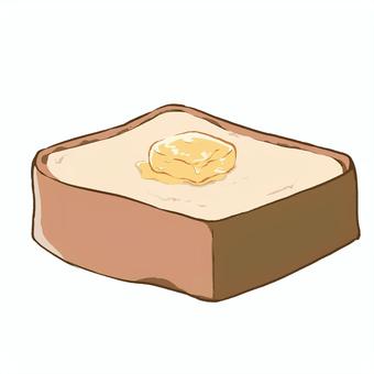 トースト パン,トースト,バター,厚切り,厚切りトースト,食パンのイラスト素材