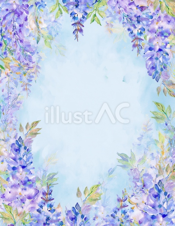 藤の花の素材 藤の花,背景,藤棚のイラスト素材