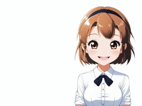 Cute girl in a dress shirt and bow tie, JPG and PNG Cute girl in a dress shirt and bow tie, female, a bow tie, shirt, JPG and PNG