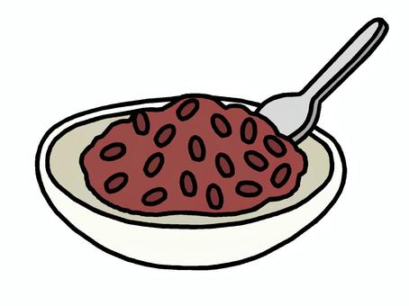 あんこ あんこ,小豆,白いんげん豆,砂糖,ペースト状,つぶあん,イラストのイラスト素材