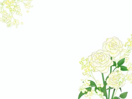 Illustration, กรอบ, โรงงาน, ดอกไม้, 