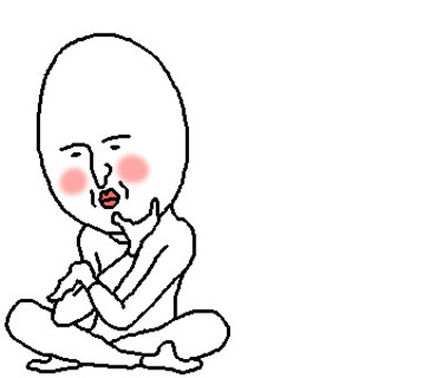 考え込むおっちゃん 考える,悩む,うーん,迷う,座る,あぐら,落ち着く,人物,男性,空白のイラスト素材