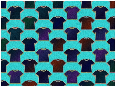 Tシャツの壁紙　ライトブルー tシャツ,壁紙,背景,ポストカード,柄,パターン,グラデーション,ライトブルー,ザラザラ,ノイズのイラスト素材