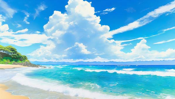 海和積雨雲, 海, 积雨云, 积雨云, JPG
