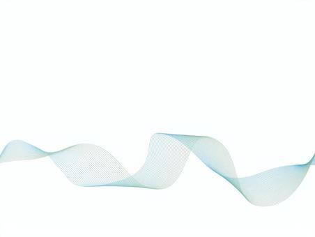 ウェーブ ウェーブ ウェーブ,グラデーション,うねり,波模様,ねじり,線,ぐにゃぐにゃのイラスト素材