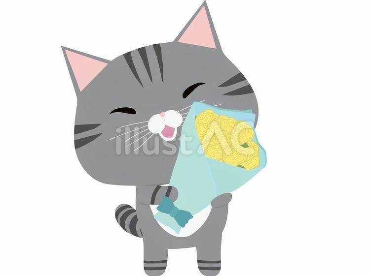 父の日_猫 父の日,猫,さばとらのイラスト素材