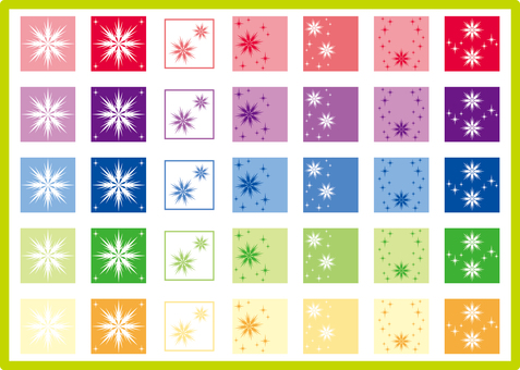 スウォッチパターン-109 雪,結晶,雪の結晶,キラキラ,冬,12月,クリスマス,スウォッチ,テクスチャ,背景のイラスト素材