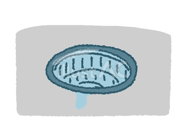 排水溝 排水溝,水,カゴのイラスト素材
