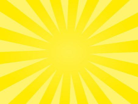 集中線背景（黄色）  集中線,背景,黄色,放射状,放射線状,光線,壁紙,かわいい,ポップ,ハッピーのイラスト素材