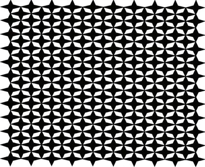 星型パターン模様　黒単色 模様,パターン,星型のイラスト素材