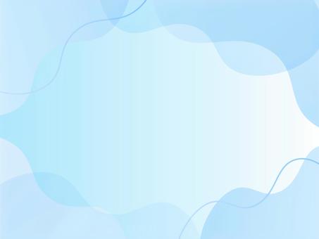 流体シェイプの透明感グラデ背景 水色 背景,グラデーション,フレーム,流体シェイプ,水色,青,淡い,ビジネス,透明感,流体のイラスト素材