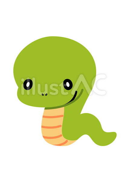 かわいい蛇(巳)