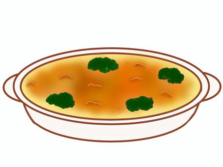 グラタン グラタン,食べ物,冬,手描き,料理のイラスト素材