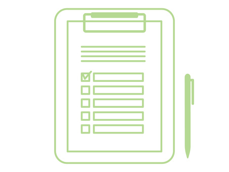 タスク管理・アンケート・バインダーとペン 書類,クリップボード,バインダー,チェックリスト,todoリスト,タスク管理,業務,オフィス,ペン,筆記具のイラスト素材