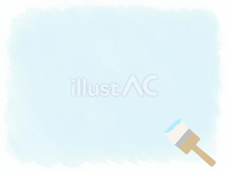 刷毛で色塗りペイント：淡い水色 刷毛,色塗り,背景のイラスト素材