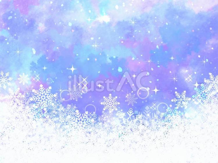 雪の結晶の背景フレーム 背景,壁紙,空のイラスト素材