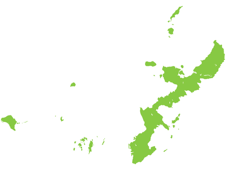 地図/沖縄県 地図/沖縄県 沖縄県,地図,マップ,沖縄,形,伊江島,伊是名島,伊平屋村,久米島,渡嘉敷島のイラスト素材