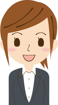 Female business BU upright 12, female, people, a smile, JPG, PNG and AI