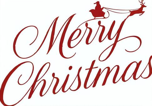 メリークリスマス文字4 クリスマス,メリークリスマス,サンタクロース,そり,トナカイ,ひげアイコン,赤背景,カリグラフィー,ホリデーデザイン,冬のイラスト素材
