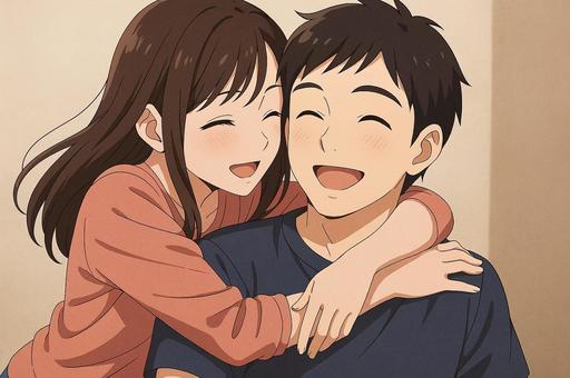 愛し合うカップル