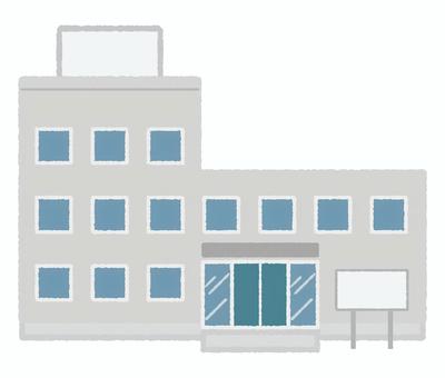 公的な建物 公的な建物 ビル,オフィスビル,会社,オフィス,ホテル,ビジネスホテル,不動産,不動産投資,投資,低層ビルのイラスト素材