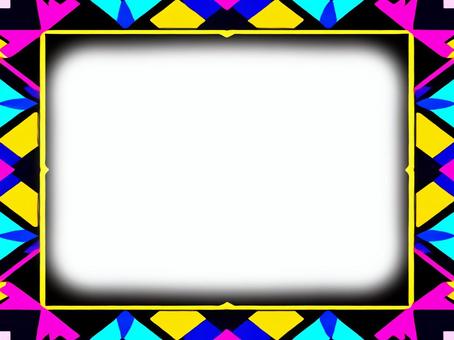 カラフルなフレーム枠素材の背景画像 フレーム,カラフル,枠のイラスト素材