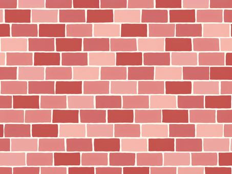 赤レンガの背景 シームレス,かわいい,レンガ,アナログ風,線画,ベクター,漫画背景,アニメ背景,背景素材,背景透過のイラスト素材