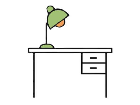 デスクのアイコン風イラスト デスクのアイコン風イラスト デスク,机,オフィス,仕事,ビジネス,イラスト,透過,シンプル,会社,ライトのイラスト素材