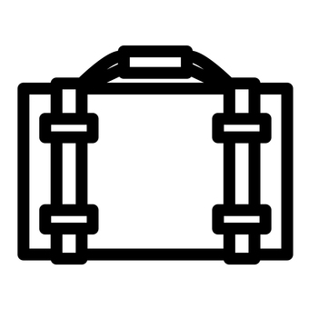 Illustration, tas travel, trunk, trunk case, 