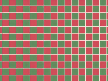 クリスマス　チェック　パターンスウォッチ