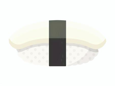 イカの寿司、握り寿司・和食・イラスト素材 寿司,イカ,いか,握り寿司,すし,にぎり,にぎり寿司,和食,日本食,海鮮のイラスト素材