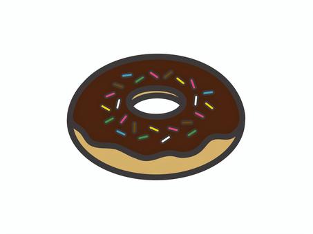 ドーナツ（カラースプレー）01