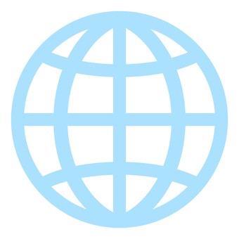 インターネットマーク(地球) インターネット,地球,ネットワーク,web,www,通信,コンピュータ,アイコン,マーク,ピクトグラムのイラスト素材