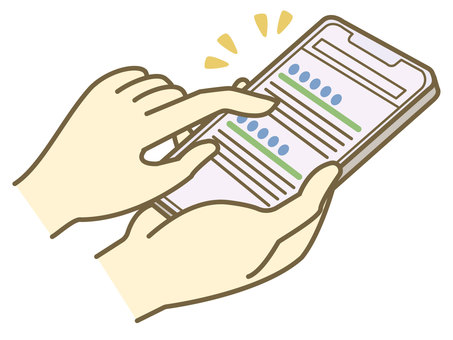 Illustration, smartphone, the internet, search, 