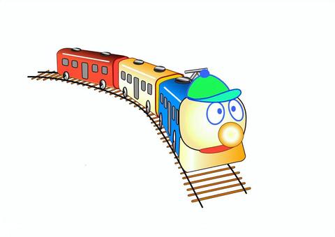 Illustration, electric train, railway, vehicle, 